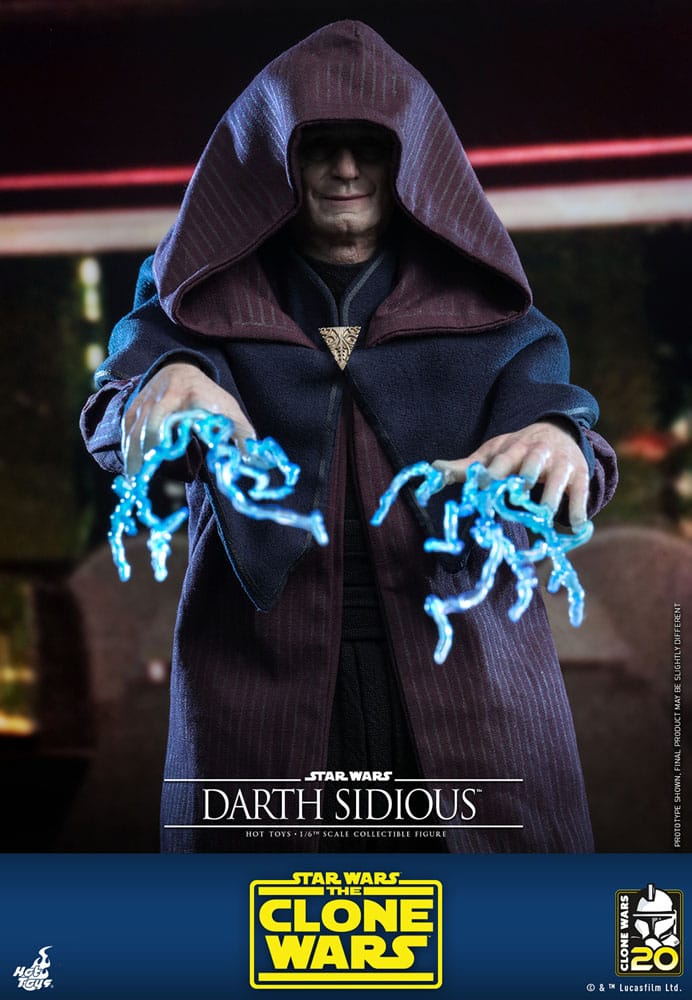Star Wars: The Clone Wars Actionfigur 1/6 Darth Sidious 29 cm