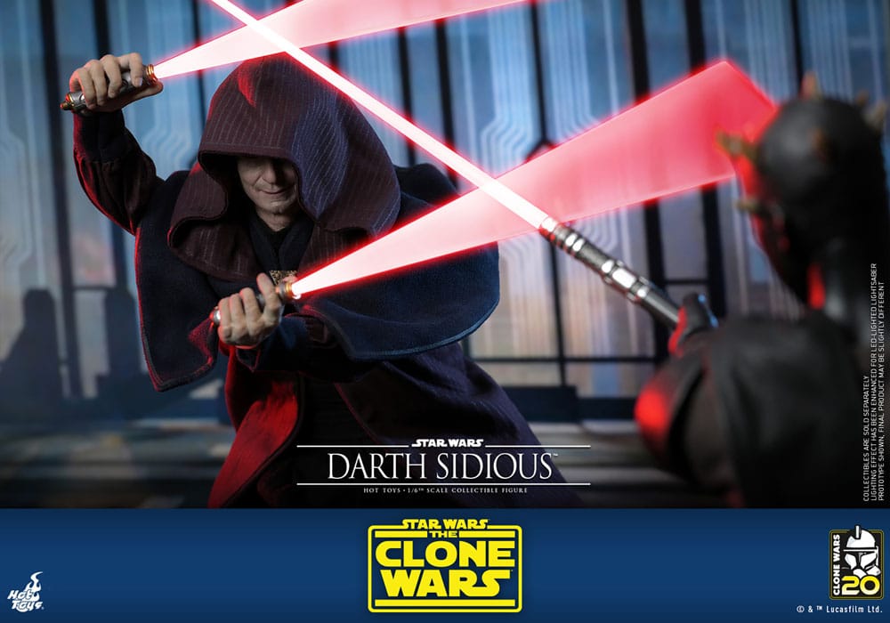 Star Wars: The Clone Wars Actionfigur 1/6 Darth Sidious 29 cm