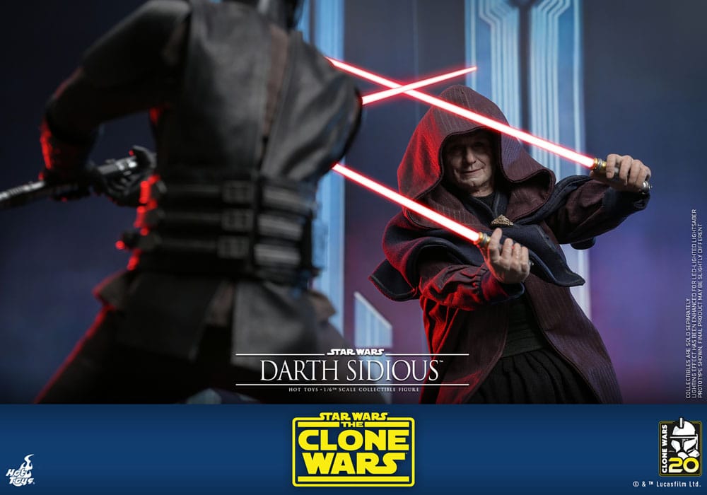 Star Wars: The Clone Wars Actionfigur 1/6 Darth Sidious 29 cm