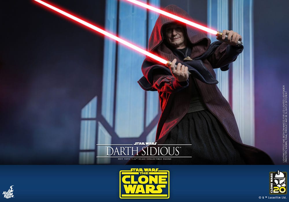 Star Wars: The Clone Wars Actionfigur 1/6 Darth Sidious 29 cm