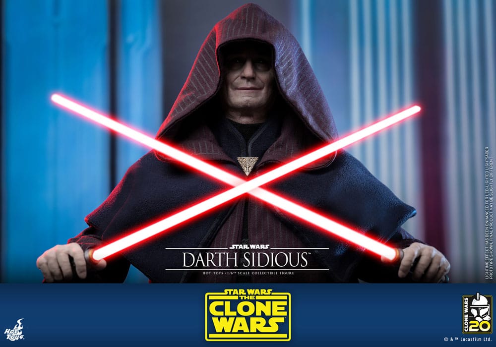 Star Wars: The Clone Wars Actionfigur 1/6 Darth Sidious 29 cm