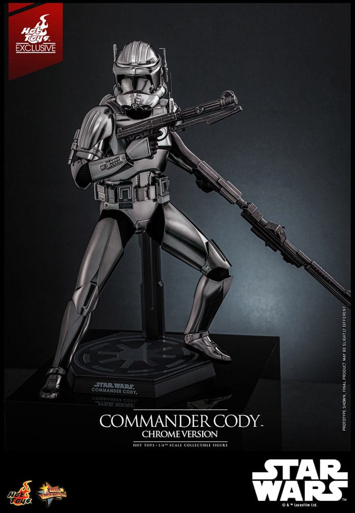 Star Wars Movie Masterpiece Actionfigur 1/6 Commander Cody (Chrome Version) Hot Toys Exclusive 30 cm