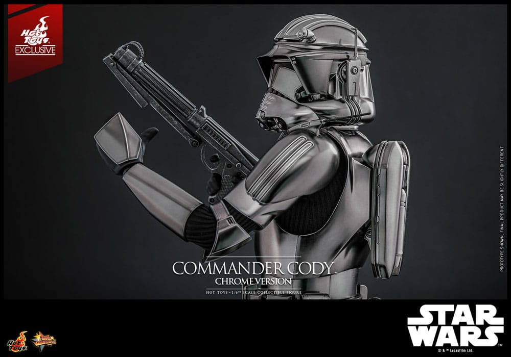 Star Wars Movie Masterpiece Actionfigur 1/6 Commander Cody (Chrome Version) Hot Toys Exclusive 30 cm