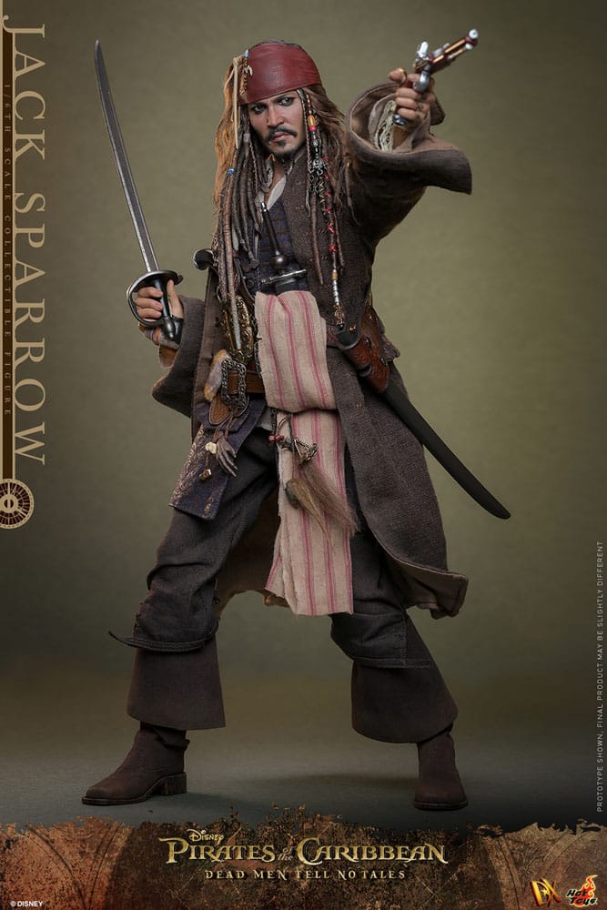 Pirates of the Caribbean: Salazars Rache DX Actionfigur 1/6 Jack Sparrow 30 cm