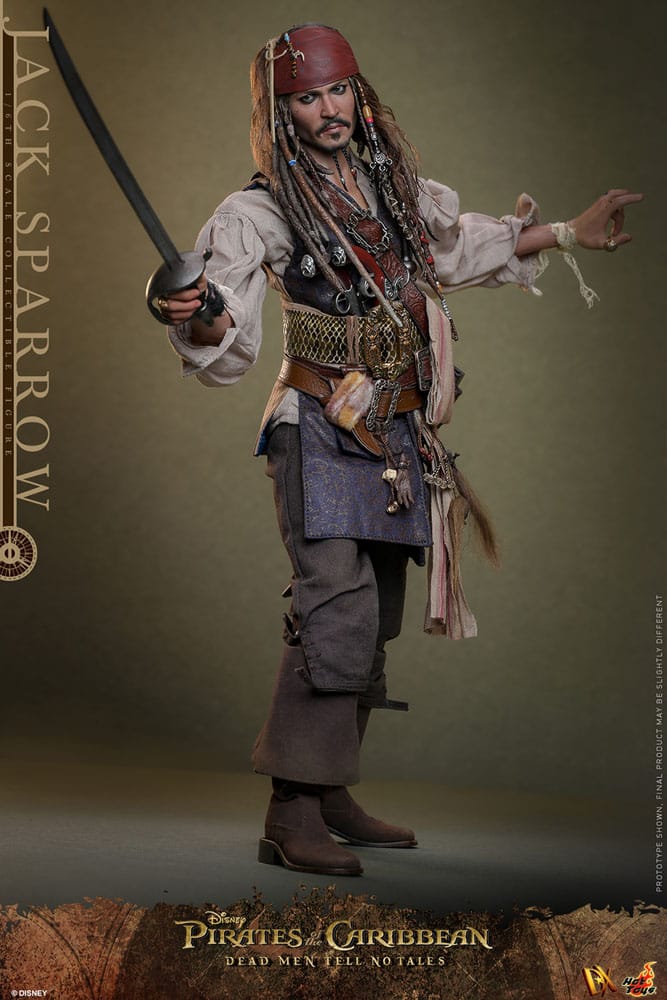 Pirates of the Caribbean: Salazars Rache DX Actionfigur 1/6 Jack Sparrow 30 cm