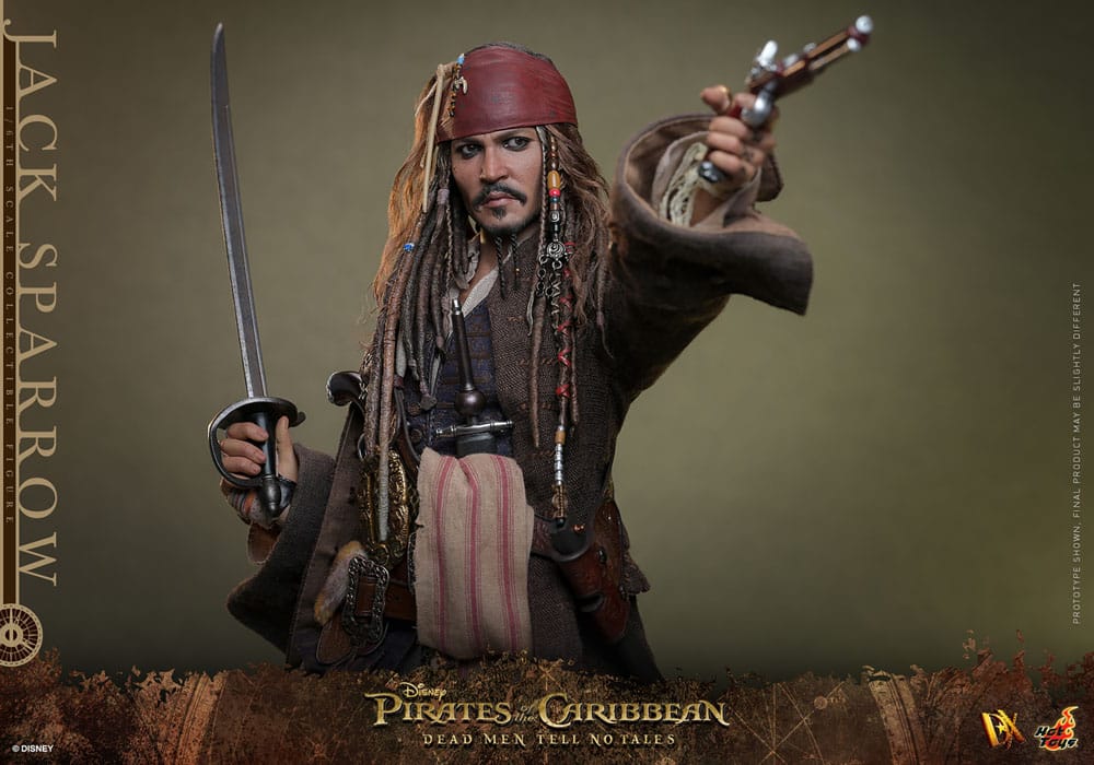 Pirates of the Caribbean: Salazars Rache DX Actionfigur 1/6 Jack Sparrow 30 cm
