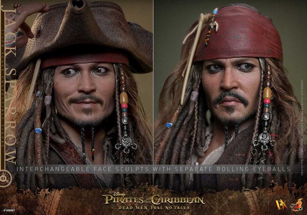 Pirates of the Caribbean: Salazars Rache DX Actionfigur 1/6 Jack Sparrow 30 cm