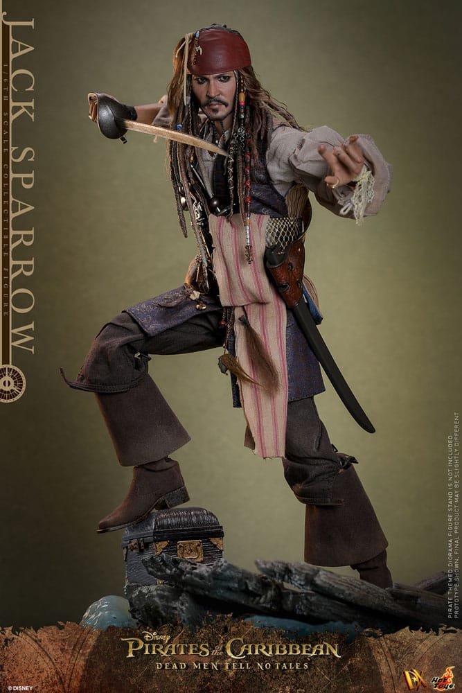 Pirates of the Caribbean: Salazars Rache DX Actionfigur 1/6 Jack Sparrow 30 cm
