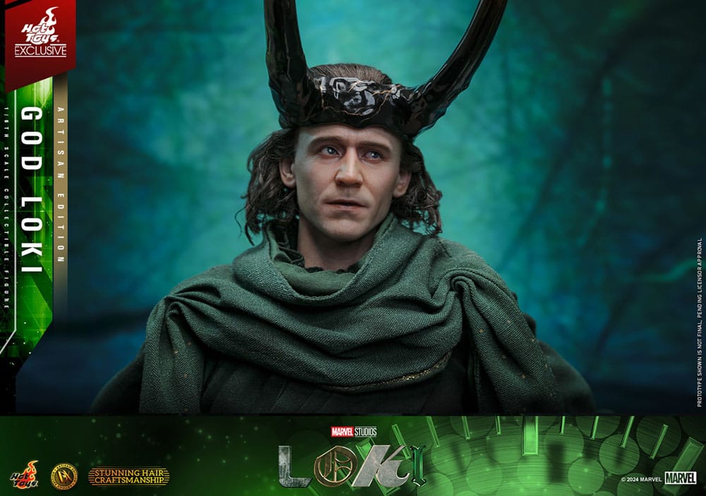 Loki DX Actionfigur 1/6 God Loki Artisan Edition Hot Toys Exclusive 31 cm