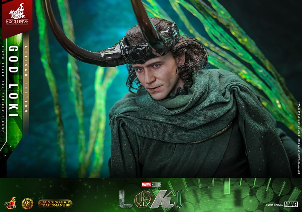 Loki DX Actionfigur 1/6 God Loki Artisan Edition Hot Toys Exclusive 31 cm