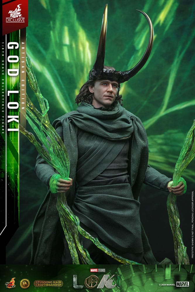 Loki DX Actionfigur 1/6 God Loki Artisan Edition Hot Toys Exclusive 31 cm