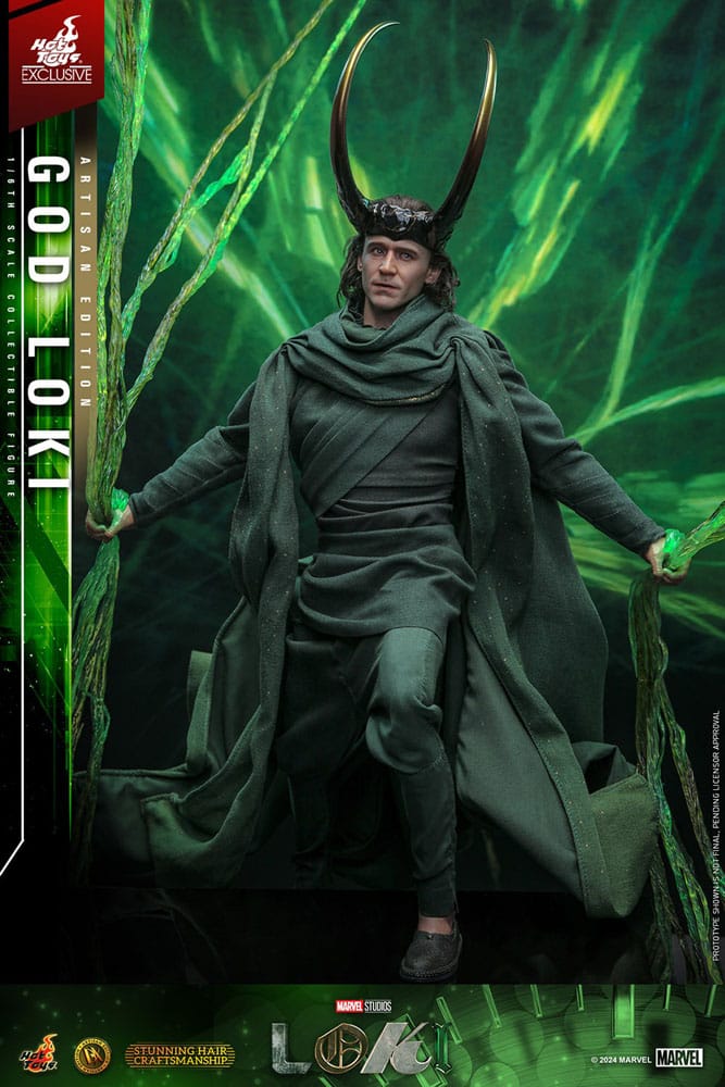 Loki DX Actionfigur 1/6 God Loki Artisan Edition Hot Toys Exclusive 31 cm