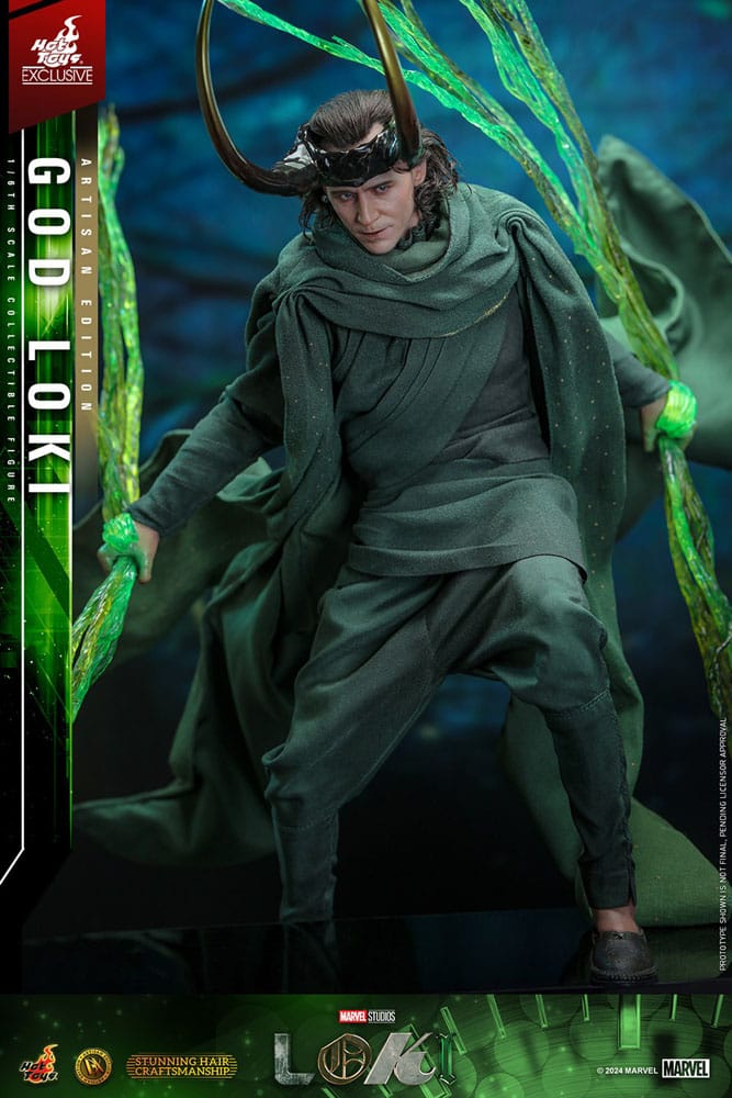 Loki DX Actionfigur 1/6 God Loki Artisan Edition Hot Toys Exclusive 31 cm