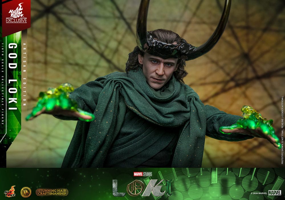 Loki DX Actionfigur 1/6 God Loki Artisan Edition Hot Toys Exclusive 31 cm