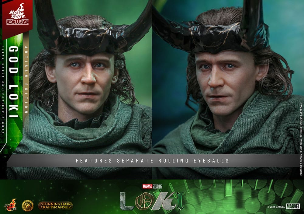 Loki DX Actionfigur 1/6 God Loki Artisan Edition Hot Toys Exclusive 31 cm