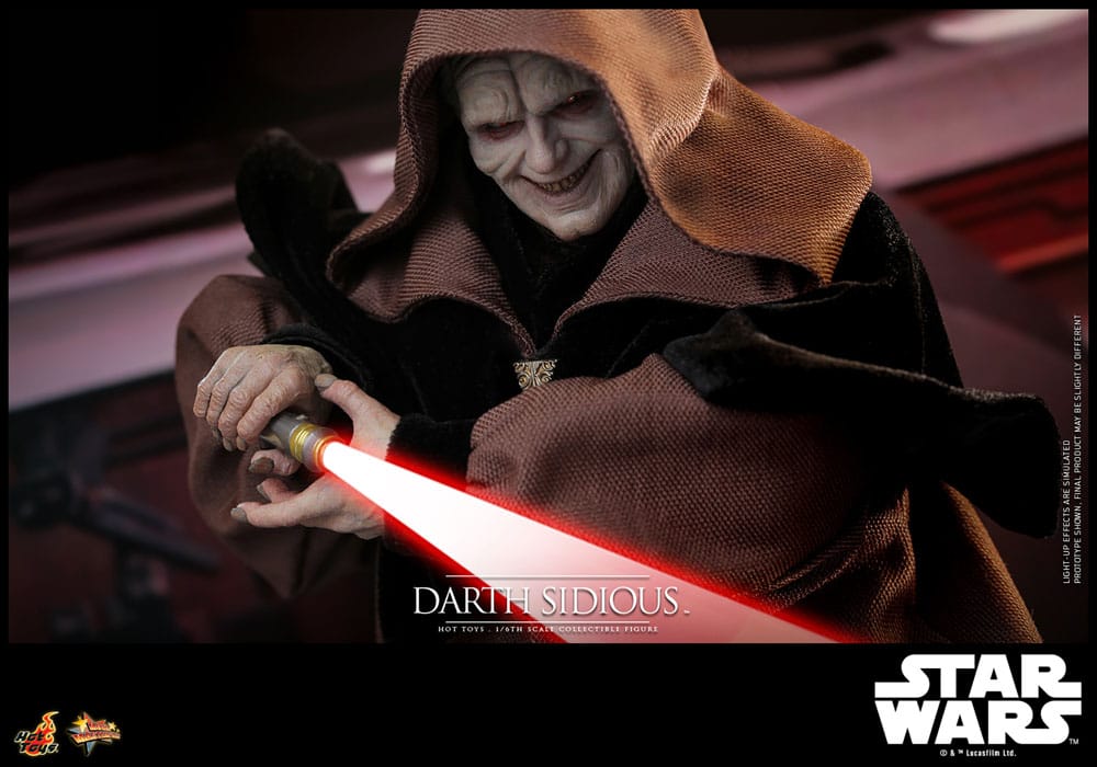 Star Wars Movie Masterpiece Actionfigur 1/6 Darth Sidious 29 cm