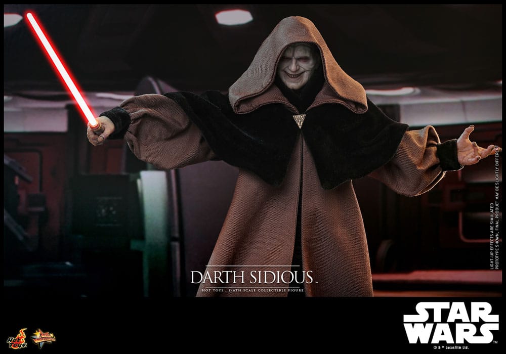 Star Wars Movie Masterpiece Actionfigur 1/6 Darth Sidious 29 cm