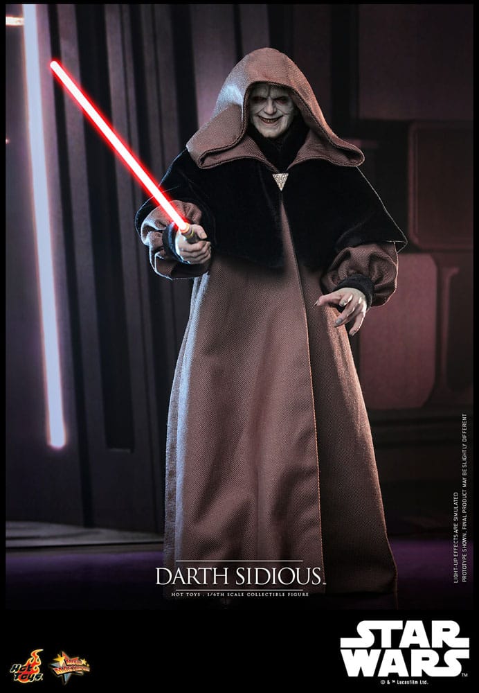 Star Wars Movie Masterpiece Actionfigur 1/6 Darth Sidious 29 cm