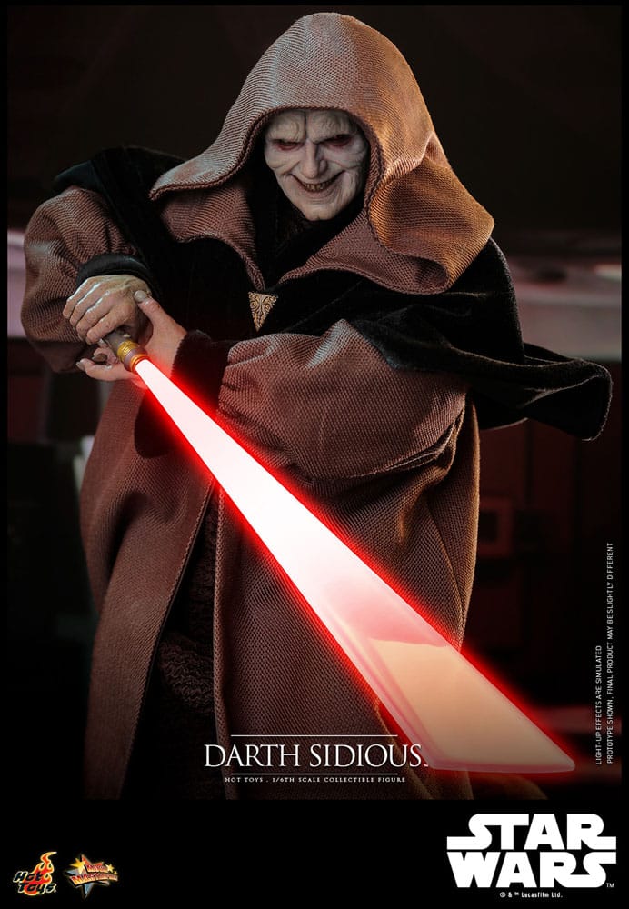 Star Wars Movie Masterpiece Actionfigur 1/6 Darth Sidious 29 cm