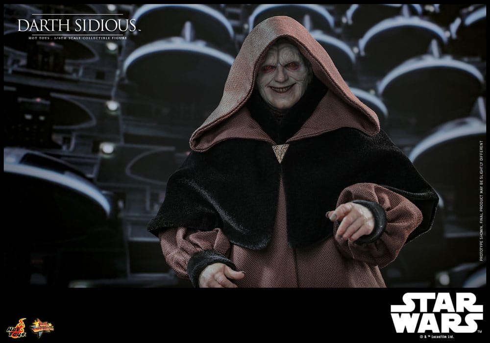 Star Wars Movie Masterpiece Actionfigur 1/6 Darth Sidious 29 cm