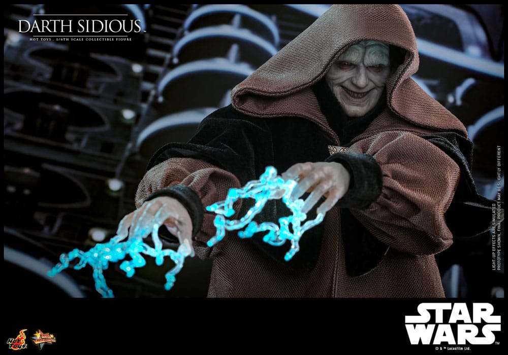 Star Wars Movie Masterpiece Actionfigur 1/6 Darth Sidious 29 cm