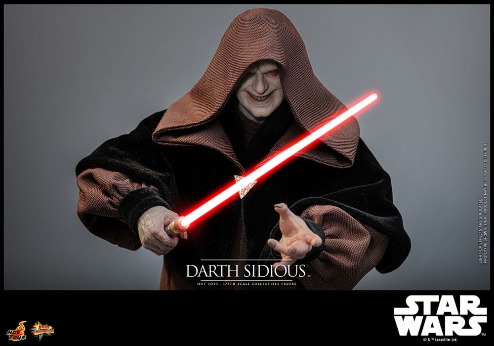 Star Wars Movie Masterpiece Actionfigur 1/6 Darth Sidious 29 cm