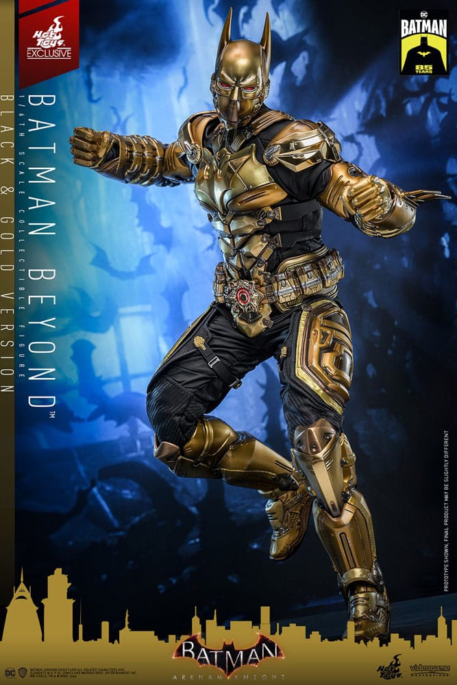 Batman: Arkham Knight Videogame Masterpiece Actionfigur 1/6 Batman Beyond (Black & Gold Version) 32 cm
