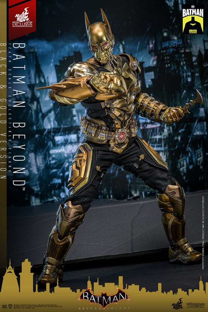 Batman: Arkham Knight Videogame Masterpiece Actionfigur 1/6 Batman Beyond (Black & Gold Version) 32 cm
