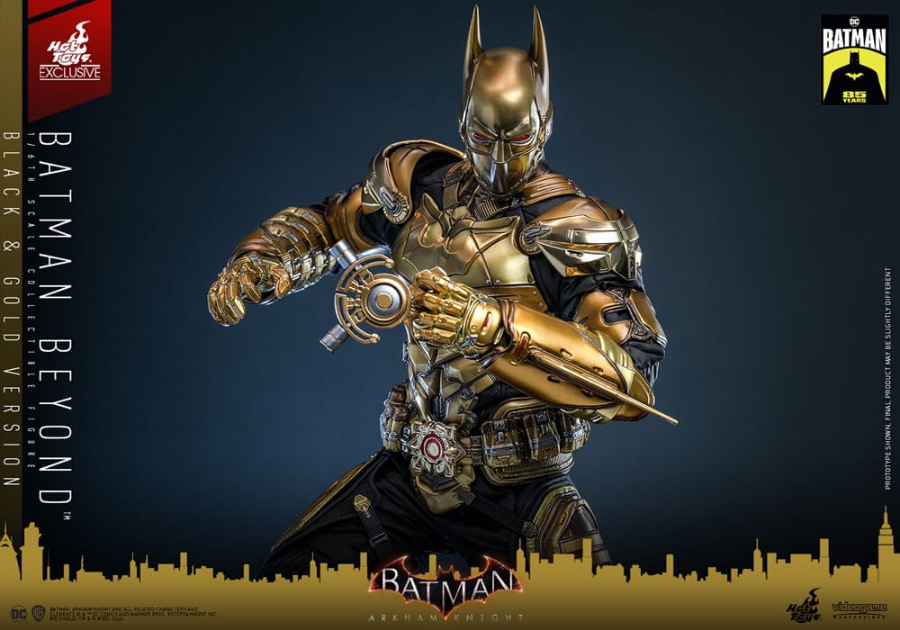 Batman: Arkham Knight Videogame Masterpiece Actionfigur 1/6 Batman Beyond (Black & Gold Version) 32 cm