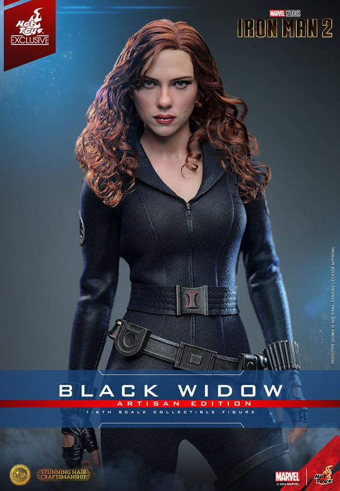 Iron Man 2 Actionfigur 1/6 Black Widow Artisan Edition Hot Toys Exclusive 28 cm