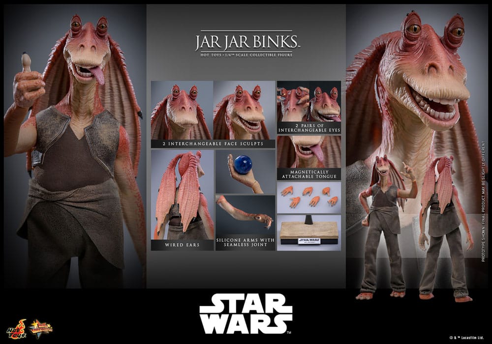 Star Wars Actionfigur 1/6 Jar Jar Binks 33 cm
