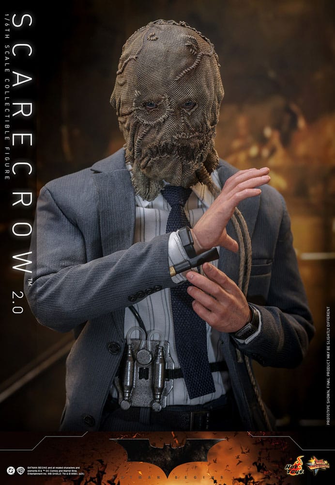 Batman Begins Movie Masterpiece Actionfigur 1/6 Scarecrow 2.0 30 cm
