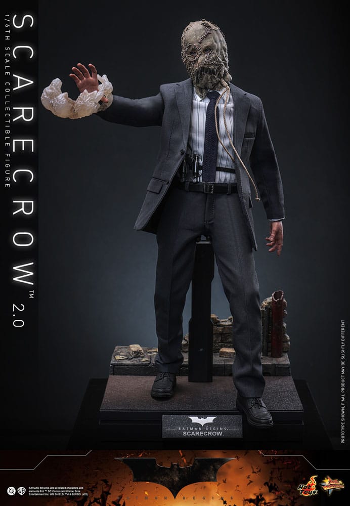 Batman Begins Movie Masterpiece Actionfigur 1/6 Scarecrow 2.0 30 cm