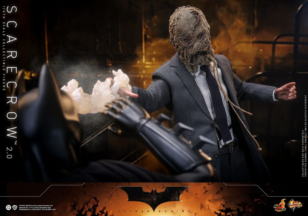 Batman Begins Movie Masterpiece Actionfigur 1/6 Scarecrow 2.0 30 cm