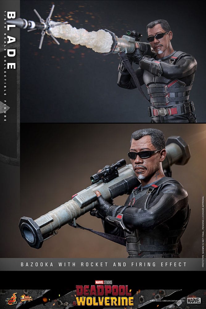 Deadpool & Wolverine Movie Masterpiece Actionfigur 1/6 Blade 30 cm