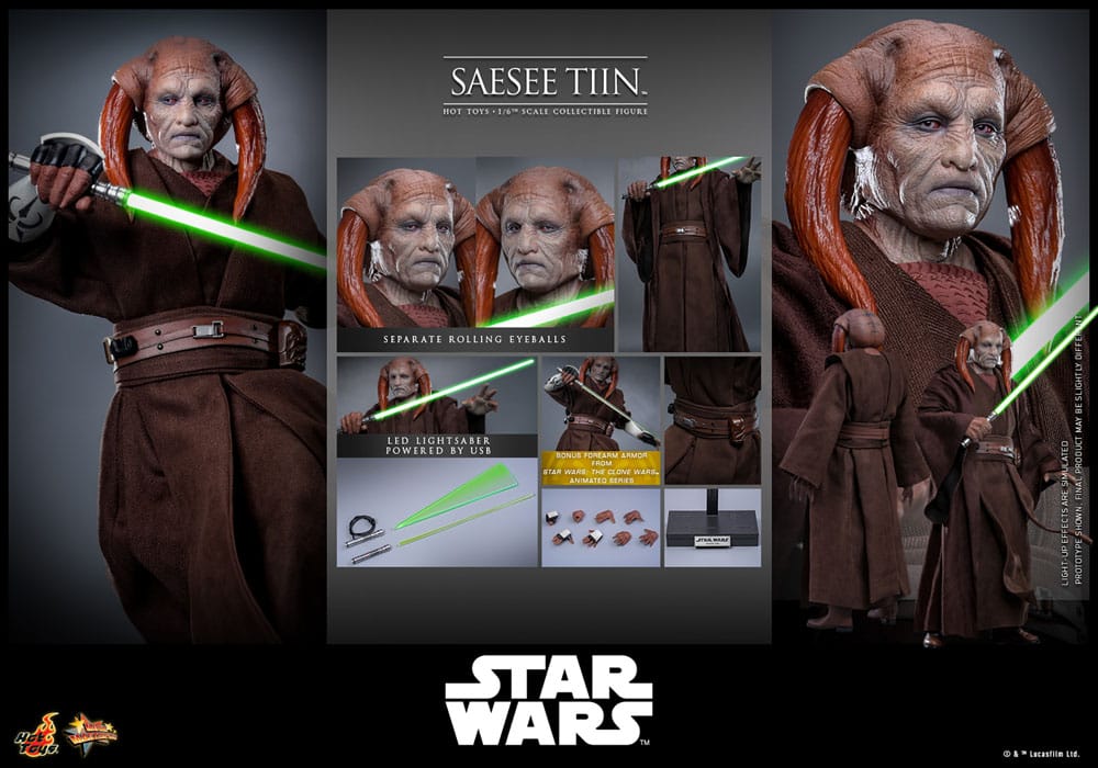Star Wars: Episode III - Die Rache der Sith Movie Masterpiece Actionfigur 1/6 Saesee Tiin 31 cm