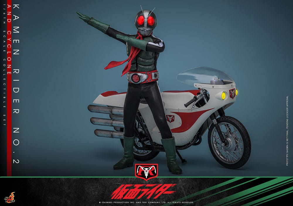 Kamen Rider 1/6 Kamen Rider No. 2 und Cylone 30 cm
