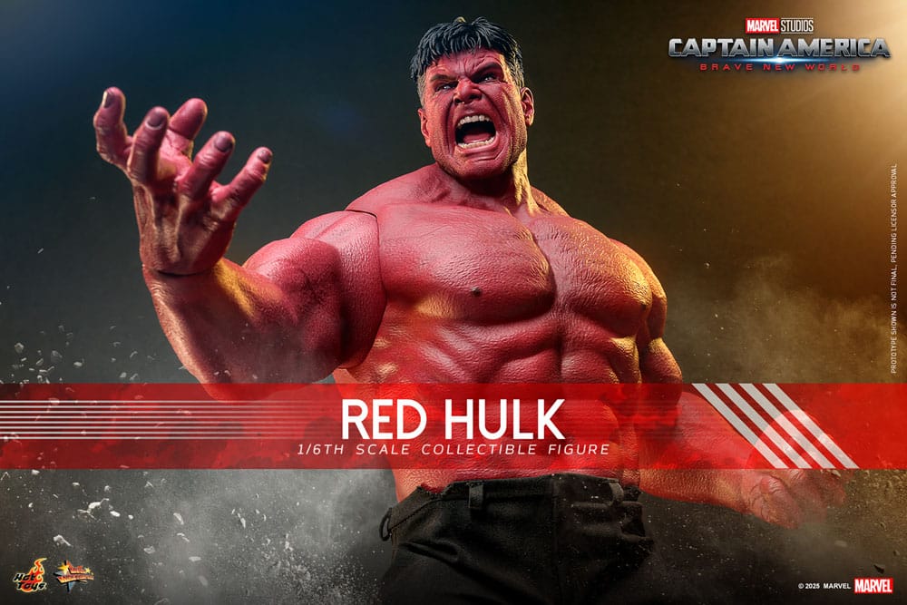 Captain America: Brave New World Movie Masterpiece Actionfigur 1/6 Red Hulk 47 cm