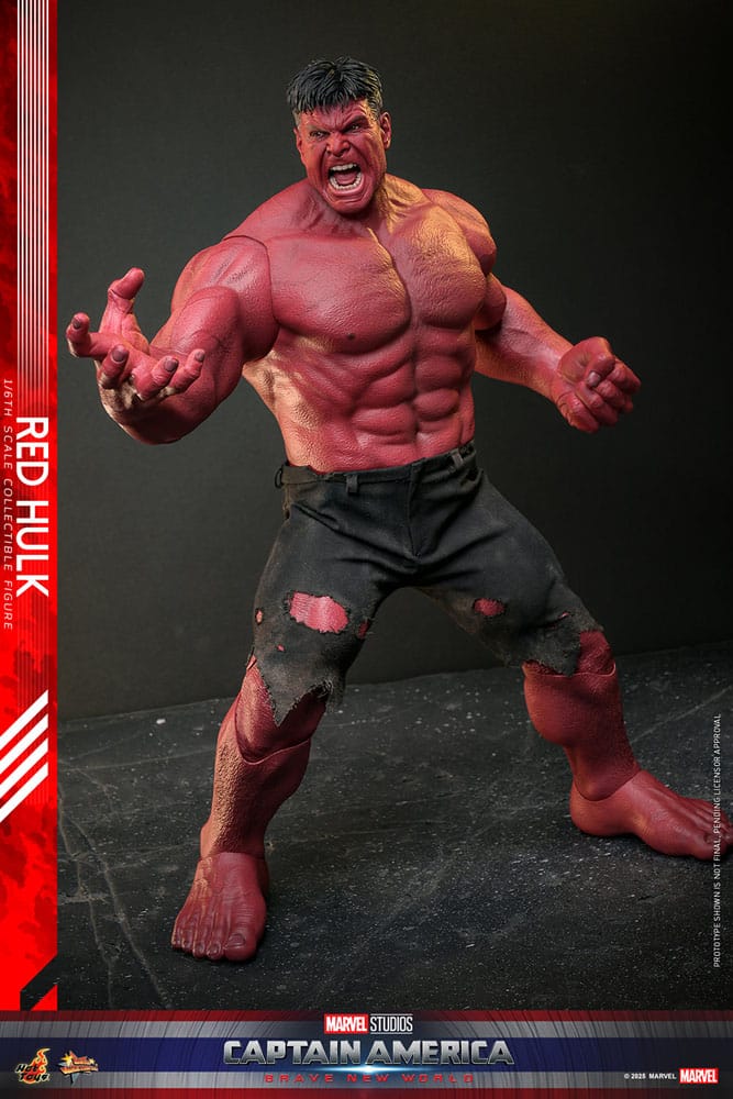 Captain America: Brave New World Movie Masterpiece Actionfigur 1/6 Red Hulk 47 cm