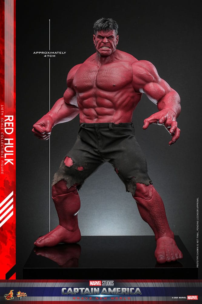 Captain America: Brave New World Movie Masterpiece Actionfigur 1/6 Red Hulk 47 cm
