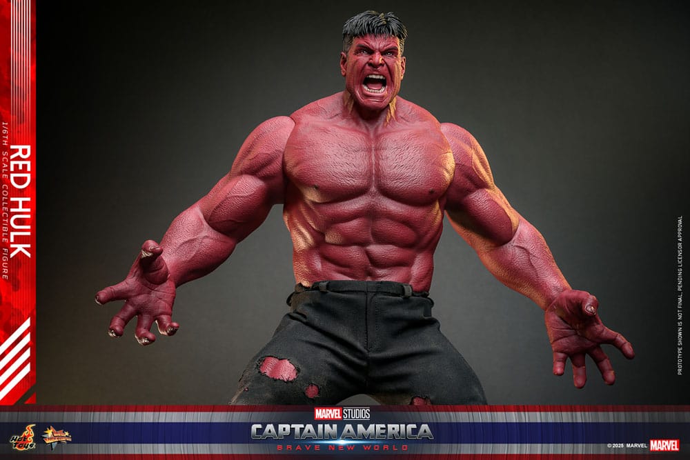 Captain America: Brave New World Movie Masterpiece Actionfigur 1/6 Red Hulk 47 cm