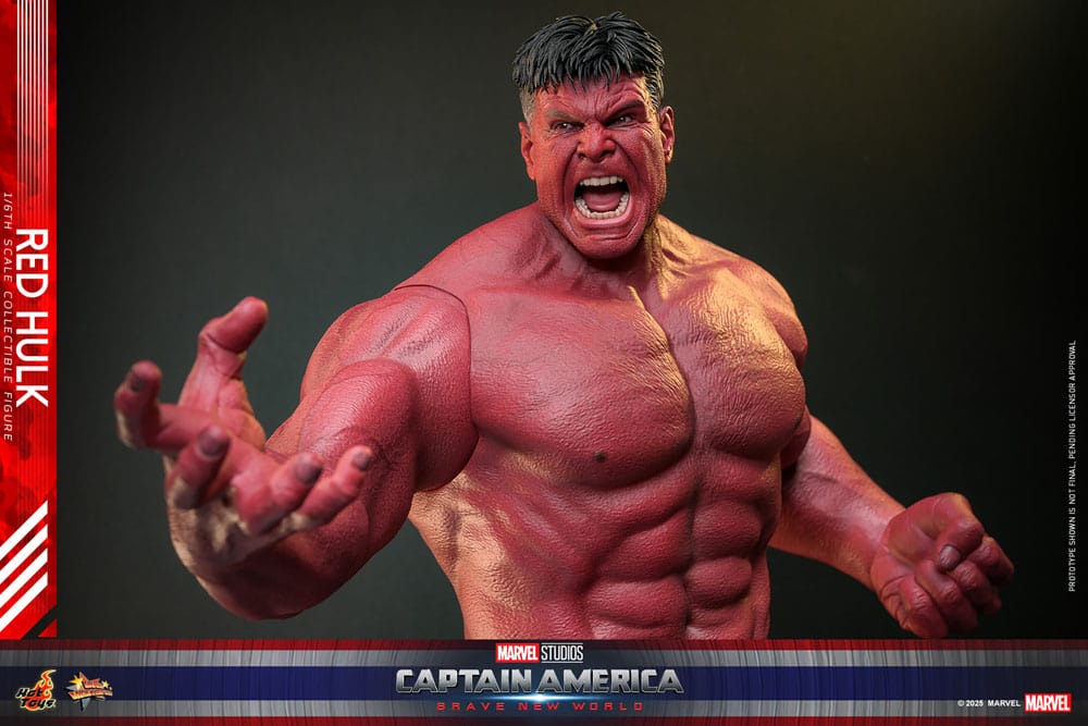 Captain America: Brave New World Movie Masterpiece Actionfigur 1/6 Red Hulk 47 cm