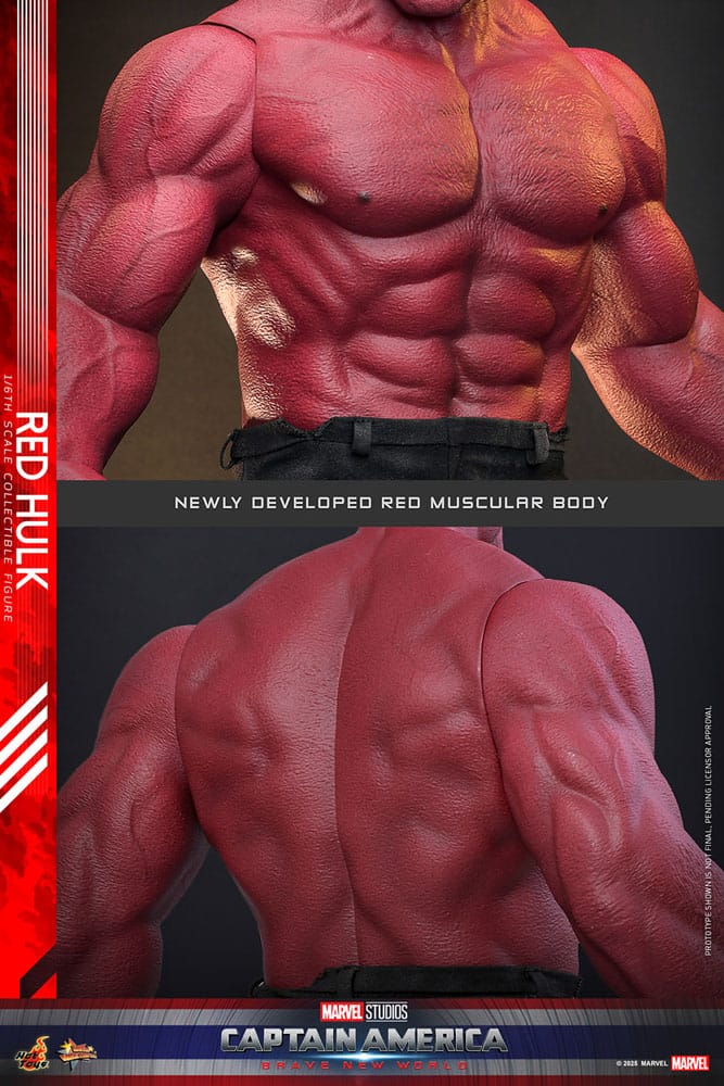 Captain America: Brave New World Movie Masterpiece Actionfigur 1/6 Red Hulk 47 cm