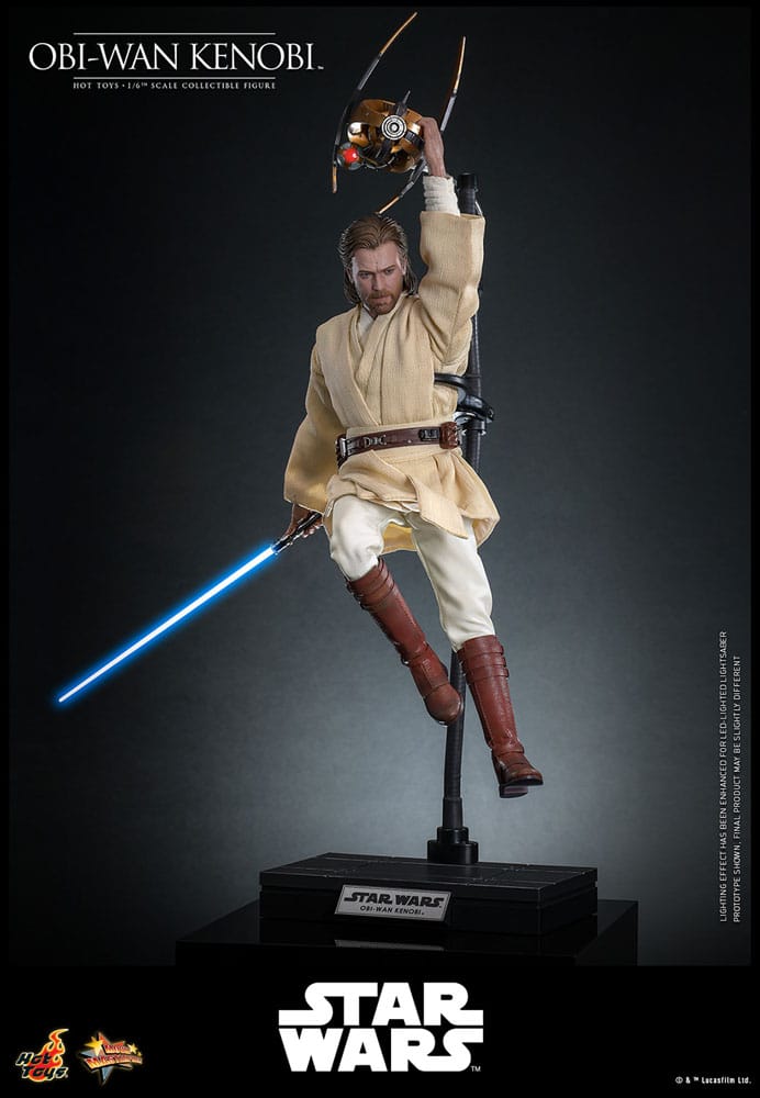 Star Wars: Episode II - Angriff der Klonkrieger Actionfigur 1/6 Obi-Wan Kenobi 31 cm