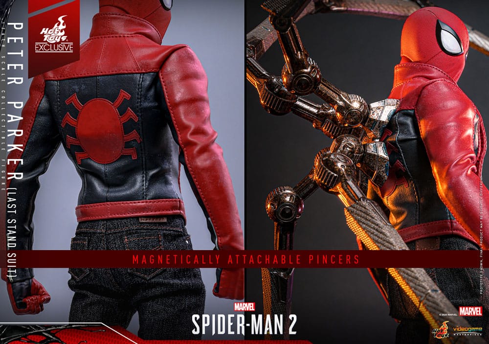 Spider-Man Actionfigur 1/6 Peter Parker (Last Stand Suit) Hot Toys Exclusive 30 cm