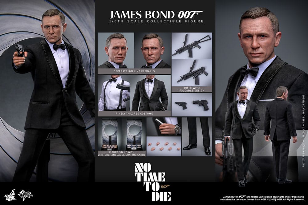 Keine Zeit zu sterben Movie Masterpiece Actionfigur 1/6 James Bond 30 cm