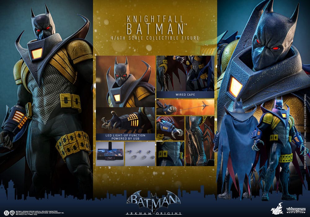 Batman: Arkham Origins Videogame Masterpiece Actionfigur 1/6 Knightfall Batman 32 cm