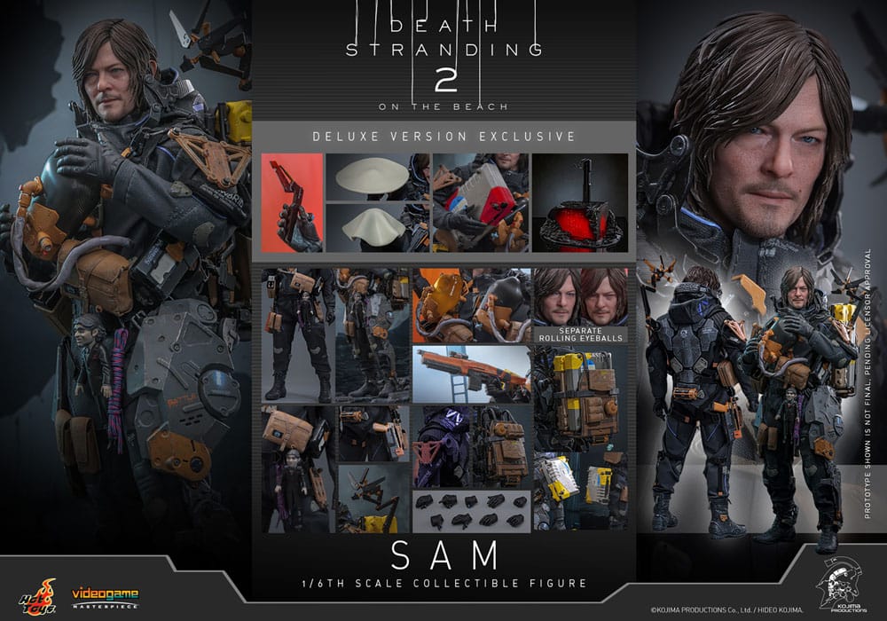 Death Stranding 2: On the Beach Videogame Masterpiece Actionfigur 1/6 Sam (Deluxe Version) 31 cm