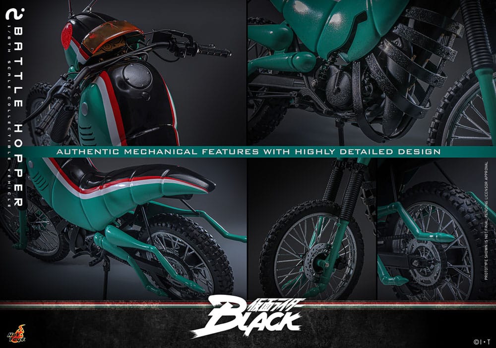 Kamen Rider Black Fahrzeug 1/6 Battle Hopper 36 cm