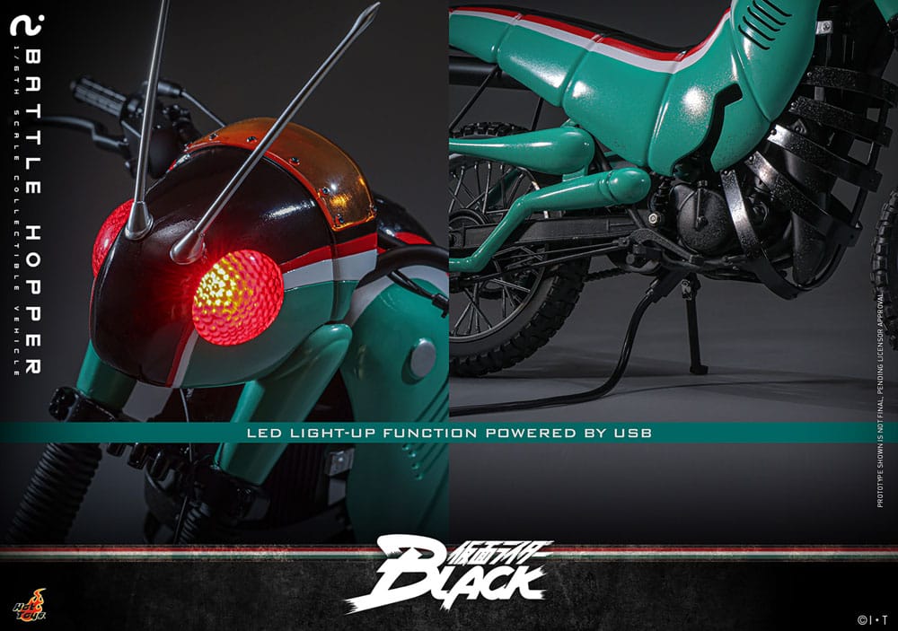 Kamen Rider Black Fahrzeug 1/6 Battle Hopper 36 cm